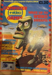 CVG Computer & Video Games Magazine April 1989 - Populous Cover - Fair Condition - Picture 1 of 1