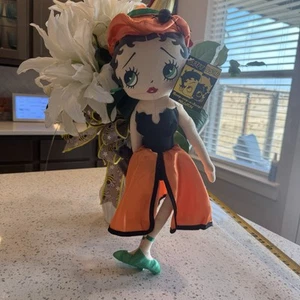 Vintage 2003 Betty Boop Halloween Collection Witch Betty 17” Plush Stuffed Doll - Picture 1 of 8