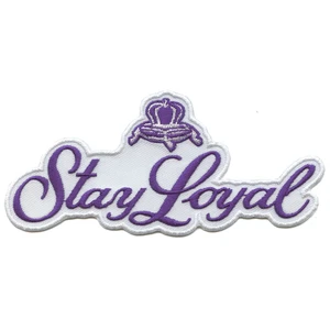 Stay Loyal Drink Patch Royal Bond Parodie bestickt Bügelbild - Bild 1 von 2