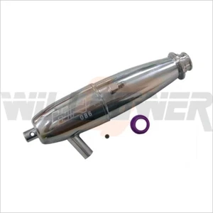 Tubo en línea 1/8, turbo 086 (todoterreno) #PI-803A (RC-WillPower) Hongnor Jammin - Imagen 1 de 1