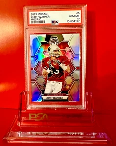 Kurt Warner PSA 10 !  2023 Panini Mosaic - Prizm ! 🏈 - Picture 1 of 2