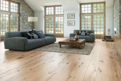 Mejor Calidad Roble Lacado Ingeniería Suelo EO2005 Madera Suelo Muestra Foto 1 de 4