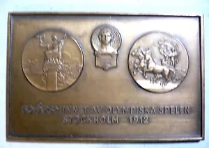 1912 Giochi Olimpici Stoccolma Svezia 50° anniversario della targa olimpica 1912 - Foto 1 di 4