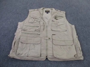 Woolrich Vest Jacket Mens 2XL Fishing Cargo Outdoors Guide Hunting Hiking Safari - Picture 1 of 9