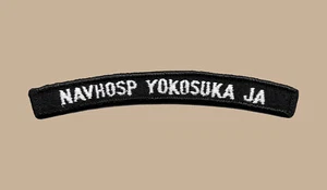 US Navy Naval Hospital Yokosuka Japan UIM Shoulder Rocker Tab (01) - Picture 1 of 1