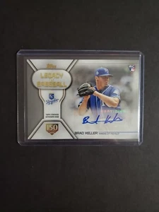 Topps Legacy of Baseball 2019 150 aniversario/150 Brad Keller novato automático - Imagen 1 de 3