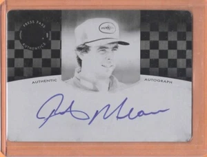 2009 Press Pass Legends [Black] Press Print Plate RICK MEARS Autograph Card 1/1 - Picture 1 of 2