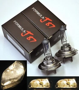 Halogen H7 55W 3800K Stock Two Bulbs Head Light Low Beam Replacement Plug Play - Picture 1 of 12