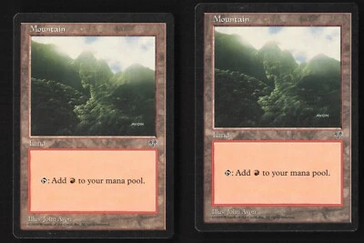 2x Mountain Mirage Magic the Gathering MTG Qty 2 - Image 1 of 4