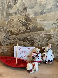 Muffy All Paws On Deck Complete Set With Sailboat - Picture 1 of 6