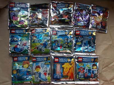 LEGO NEXO FOIL MINIFIGURE PACKS & VEHICLE SET CLAY ROBIN AARON LANCE MACY KNIGHT - Image 1 of 4