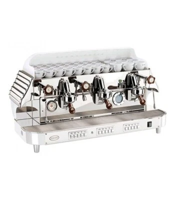 Эспрессо-машина Elektra Z1C Barlume из хрома и оргстекла с белым льдом — ограниченное издание - Изображение 1 из 4