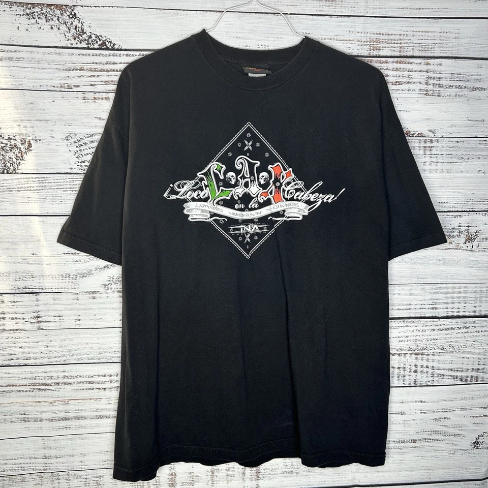 Vintage TNA Wrestling LAX Latin American X-Change Double Sided Wrestling Tee 3XL - Image 1 of 4