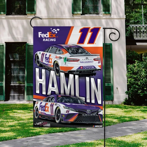 Denny Hamlin #11 Home Decor Double-Sided Garden Flag For Fan Racing Cover