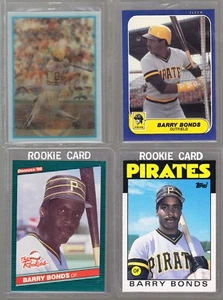 Barry Bonds Rookie 1986 Fleer Update Donruss Rookies Topps Traded Sportsflic - Picture 1 of 1