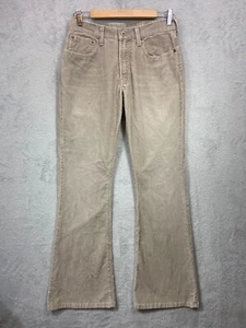 Women's Abercrombie & Fitch Flare Corduroys size 4 tan khaki bootcut - Picture 1 of 15