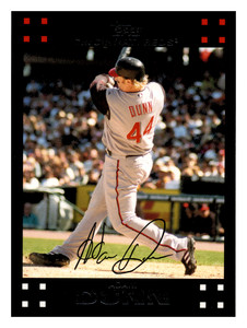 2007 Topps Adam Dunn  Cincinnati Reds #520 Centered Mint