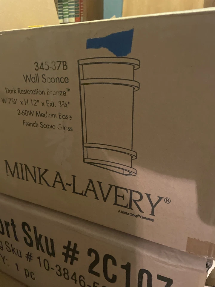 Arandela de parede Minka Lavery 345-37B 2 luzes - Imagem 1 de 1