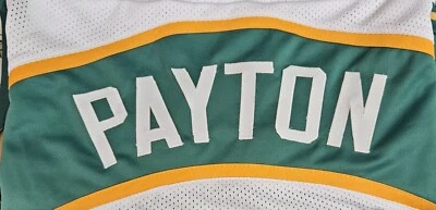 Gary Payton Autographed/Signed Jersey JSA COA Seattle Supersonics  - Image 1 of 3
