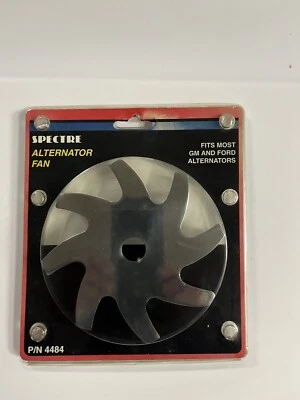 SPECTRE POLISHED ALTERNATOR FAN  FITS MOST GM AND FORD ALTERNATORS - Image 1 of 2