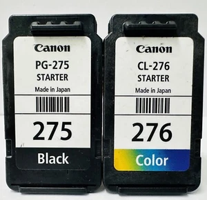 New Genuine Canon PG-275 Black CL-276 Color Set of 2 Ink Cartridges [Starter] - Picture 1 of 2