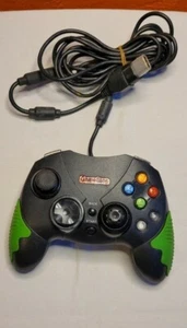 Gamestop Corded Wired Controller for Original XBOX BB-192 Black/Green - Picture 1 of 2