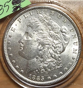 1885 P MS+ MORGAN 90% SILVER #3 - Picture 1 of 2
