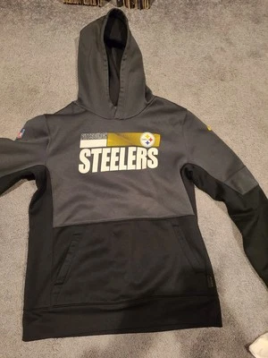 Moletom com capuz Nike Dri-Fit Pittsburgh Steelers juvenil GG infantil 18/20 NFL - Imagem 1 de 4