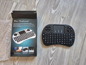 Mini clavier sans fil clavier souris pavé tactile télécommande boîte Android ordinateur portable - Photo 1/2