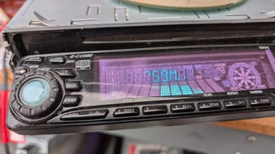 ❇️ Eclipse CD 5504 8v Pre Out Old School Graphics CD Player *TESTADO DSP - Imagem 1 de 4