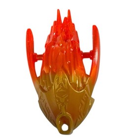 LEGO Bionicle Creature Head Mask Ikir Fire Pearl Gold Marbled Trans Neon Orange