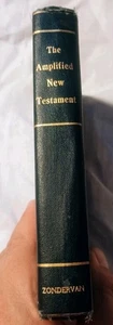 Amplified New Testament 1958 Hardcover Zondervan Bible Lockman 4.5"x6.75"x1" - Picture 1 of 18
