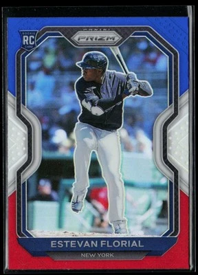 2021 Panini Prizm Prizms Red White and Blue #85 Estevan Florial RC - Image 1 of 2