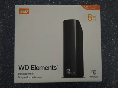Western Digital 8TB WD Elements Desktop External Hard Drive- WDBWLG0080HBK-NESN - Image 1 of 2