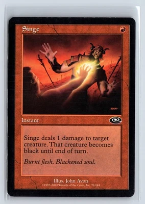 (4x) SINGE - Planeshift – MTG Magic the Gathering Card - Common - Image 1 of 4