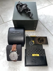 New In Box Breitling Transocean Day And Date Silver Men's Watch - - Picture 1 of 11