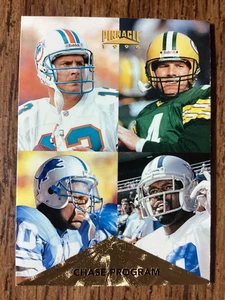 1996 Pinnacle - Checkliste Brett Favre, Dan Marino, Barry Sanders #199 Trophy... - Bild 1 von 2