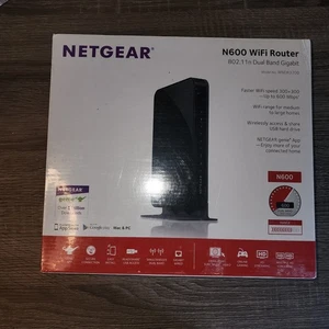 NETGEAR N600 WiFi Router WNDR3700 802.11n Dual Band Gigabit Wireless NEW - Picture 1 of 5