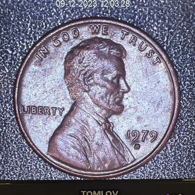 1979 D Penny Errors , Filled In & Double Punched Mint Mark - Image 1 of 4