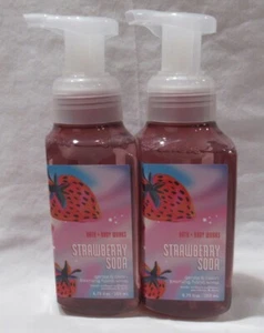 Bath & Body Works Gentle & Clean Foaming Hand Soap Set Lot of 2 STRAWBERRY SODA - Picture 1 of 4