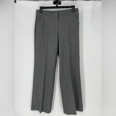 PANTALONES CLÁSICOS DE PIERNA RECTA LIZ CLAIBORNE SLOAN NUEVOS SIN ETIQUETAS EN GRIS PALOMA Foto 1 de 4