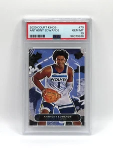 2020-21 Panini Court Kings Anthony Edwards Level 1 PSA 10 Rookie Card RC #70 - Picture 1 of 2