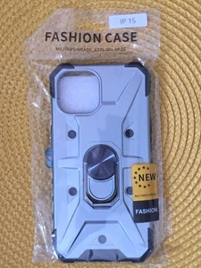 Fashion Military Grade Shockproof Case for iPhone 15 Anti-Scratch TPU Gray NEW - Picture 1 of 2