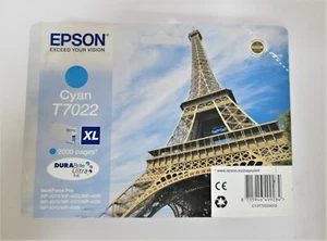 Original Epson XL T7022 Cyan Tintenpatrone ca 2000 Seiten - Bild 1 von 1
