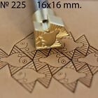 Fish Leather Stamp Tools Stamps Stamping Carving Brass Tool Crafting DIY #225