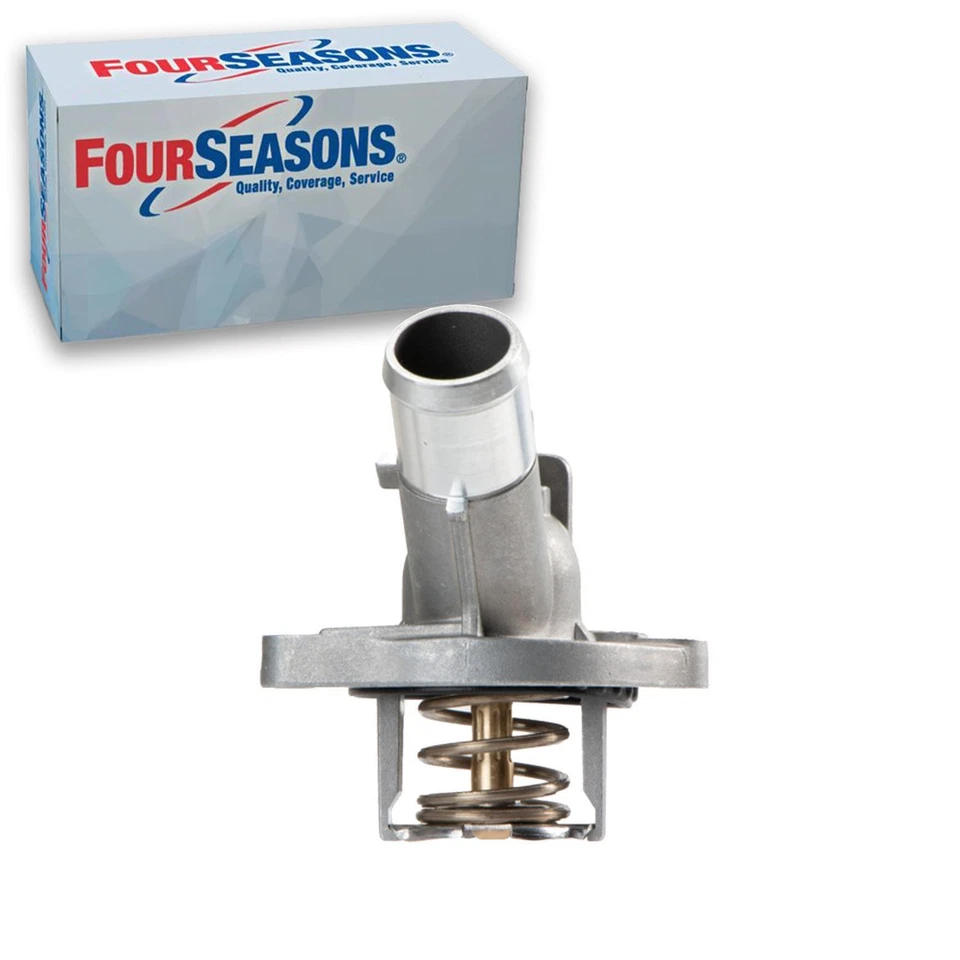 Termostato de refrigerante de motor de 4 estaciones/conjunto de salida de agua para GMC Terrain 2018-19 Foto 1 de 4