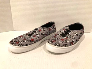 Disney Womens Minnie Mouse Sneaker Shoes Size 7 Gray Lace Up - Picture 1 of 11