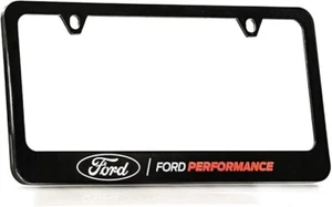 License Frame Inc. Ford Performance Black Metal License Plate Frame Tag Holder - Bild 1 von 4
