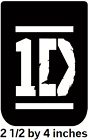 Autocollant mural logo One Direction vinyle 1D peau et bâton art décoration de pièce États-Unis