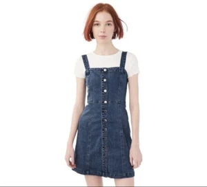 Aeropostale Denim Knopfpullover mittel Waschkleid Größe Large - Bild 1 von 16